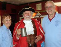 Mary & Mike with the Town Crier
